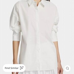 Staud Colton white shirt